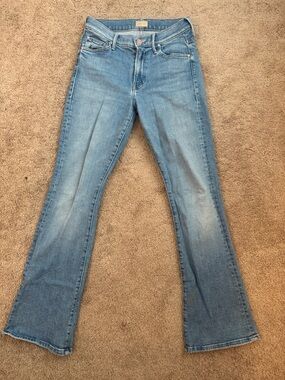 MOTHER Light Blue Skinny Stretch Jeans